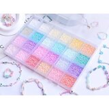  Set pastelnih perli za narukvice prijateljstva, 24 boje | shoptok.hr