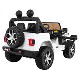  Licencirani auto na akumulator Jeep Wrangler Rubicon 4x4 - bijeli | shoptok.hr