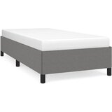  Okvir za krevet bez madraca tamnosivi 90x200 cm od tkanine | shoptok.hr