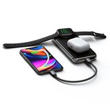 Satechi Quatro Wireless Power Bank Qi Wireless 5W, AW 2.5W, USB-C PD 18W, USB-A 12W - vesoljsko siva , (20408356) | Shoptok.si