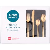 Altom design Zlatni Komplet Pribora za Jelo - 24 Dijelova | shoptok.hr