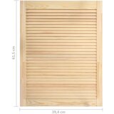 vidaXL Vrata za ormarić rešetkasti dizajn 61 5 x 39 4 cm od borovine | shoptok.hr