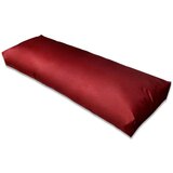 vidaXL Oblazinjena blazina za hrbet vinsko rdeče barve 120x40x10 cm cene