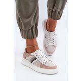 Kesi Women's Leather Sneakers White and Pink D&A Cijene