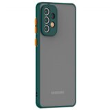 Onasi Silikonski ovitek s trdim zadnjim delom za Samsung Galaxy A23 - zelen | Shoptok.si