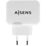 Cargador USB 17W 5V 3.4A 2XUSB CON CONTROL AI Blanco, (21262298)