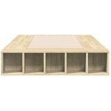  Okvir za krevet boja hrasta 90 x 190 cm od konstruiranog drva | shoptok.hr