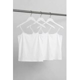 Trendyol Set ženskih majica Tbbaw26Cv00001, 3 komada, Beli Cene