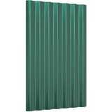 Krovni paneli 12 kom od pocinčanog čelika zeleni 60x36 cm | shoptok.hr