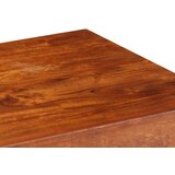 vidaXL Miza trden akacijev les s finišem iz palisandra 110x50x76 cm | Shoptok.si