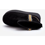 Boto Platform Snow Boots with Pattern Black Udra | shoptok.hr