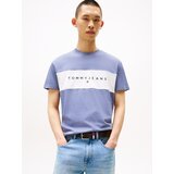 Tommy Jeans Majica mornarska / golobje modra / bela | Shoptok.si