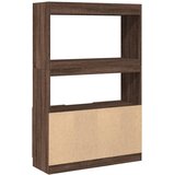  Visoka komoda boja hrasta 92x33x140 cm od konstruiranog drva | shoptok.hr