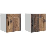  Ormar za Zid PORTO 2 pcs Staro drvo 40 x 31 x 40 cm | Eponuda.ba