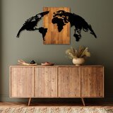 Wallity Zidna dekoracija World Map 20, 70x150cm, Hrast Cene