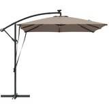  Suncobran Sivo-smeđa 249 x 249 x 250 cm Poliester i aluminij | Eponuda.com