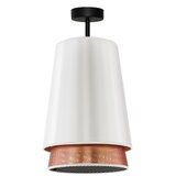  Duolla - plafonski luster BELL SHINY 1xE27/15W/230V prečnik 25 cm bela/bakarna | Eponuda.com