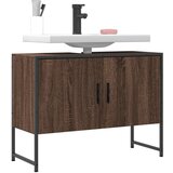 vidaXL Kupaonski ormarić za umivaonik boja hrasta 80x33x60 cm drveni Cijene
