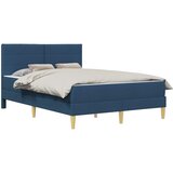  Krevetna konstrukcija Plava 140 x 190 cm Poliester | shoptok.hr