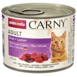 Animonda Carny Adult Govedina Jagnjetina 6x200g – Vlažna Hrana za Mačke | ePonuda.com