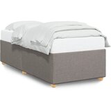 Furnova posteljni okvir brez vzmetnice Taupe 90x200cm Tkanina, (21941034) | Shoptok.si