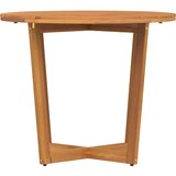  Okrugli vrtni blagovaonski stol Ø90x75 cm Masivno drvo akacije | shoptok.hr