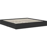  Okvir za krevet Crna 200 x 200 cm Konstruirano drvo | shoptok.hr