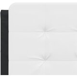  Jastuk za uzglavlje Zadar bijelo-crni 137 cm od umjetne kože | shoptok.hr
