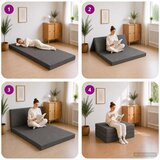 SOFA na razvlačenje 80 x 67 x 45 cm Tamnosiva | Eponuda.ba