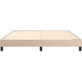  Okvir za krevet s oprugom boja cappuccina 180x200 cm od umjetne kože | Eponuda.com