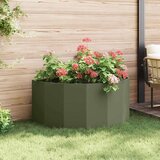 vidaXL Sadilica Maslinasto zelena 120 x 60 x 50 cm Čelik | shoptok.hr