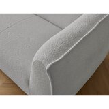 Bobochic Paris Svetlo siva sedežna garnitura iz tkanine bouclé 242 cm Giorgia – | Shoptok.si