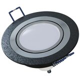 LED-LABS Stropna vgradna svetilka MULO - črna | Shoptok.si