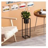 WALLXPERT Dekorativna saksija GED-023, 15x50x15 cm, O 12 cm,, Crna | Eponuda.ba