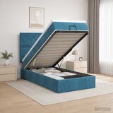 od pjene s madracem i LED-om Tamno plava 100 x 200 cm | shoptok.hr