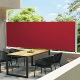 Maison Chic Zložljiva stranska tenda - Senčniki za teraso 160x600 cm rdeča, (22039251) | Shoptok.si