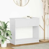 Maison Chic konzolna miza - miza ob steni s predali bela 85,5x38,5x74,5 cm, (21786316) | Shoptok.si
