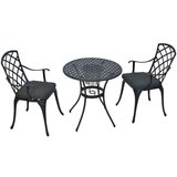 Gardenson Set Za Balkon Rhodos, Barva Grafita, 3-Delni | Shoptok.si