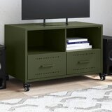 vidaXL TV ormarić maslinastozeleni 68x39x43,5 cm hladno valjani čelik Cijene