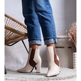 Gemre Beige heeled jodhpur boots Hamilta | shoptok.hr