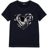 Desigual crna pamučna ženska majica Cene