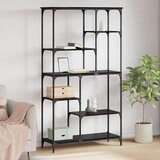  Polica Crni hrast 99 x 35 5 x 176 cm Konstruirano drvo | shoptok.hr