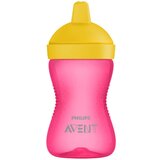 Avent čašica s tvrdim usnikom 300ml, 18m+, djevojčica | shoptok.hr