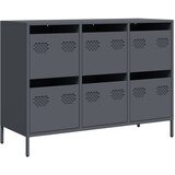Maison Chic Komoda - Predalnik antracitna 101,5x39x73,5 cm hladno valjano jeklo, (21719206) Cene