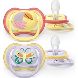 Avent tolažilna duda - silikon Ultra Air motiv 0-6m, Ž, 2/1 Cene