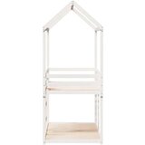  Pograd s streho bel 90x190 cm trdna borovina, (21243059) | Shoptok.si