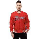 Glano Men's Baseball Jacket - Red Cene