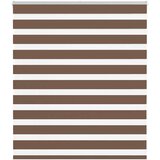 vidaXL Zebra zavjesa Smeđa 130x100 cm Širina tkanine 125 9 cm Poliester - Smeđa 130 x 100 cm | shoptok.hr