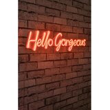 Wallity Dekorativna plastična LED rasveta Hello Gorgeous Red Cene