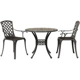 The Living Store Bistro garnitura 3-delna bronasta liti aluminij - Bistro Garnitura, (21469864) | Shoptok.si